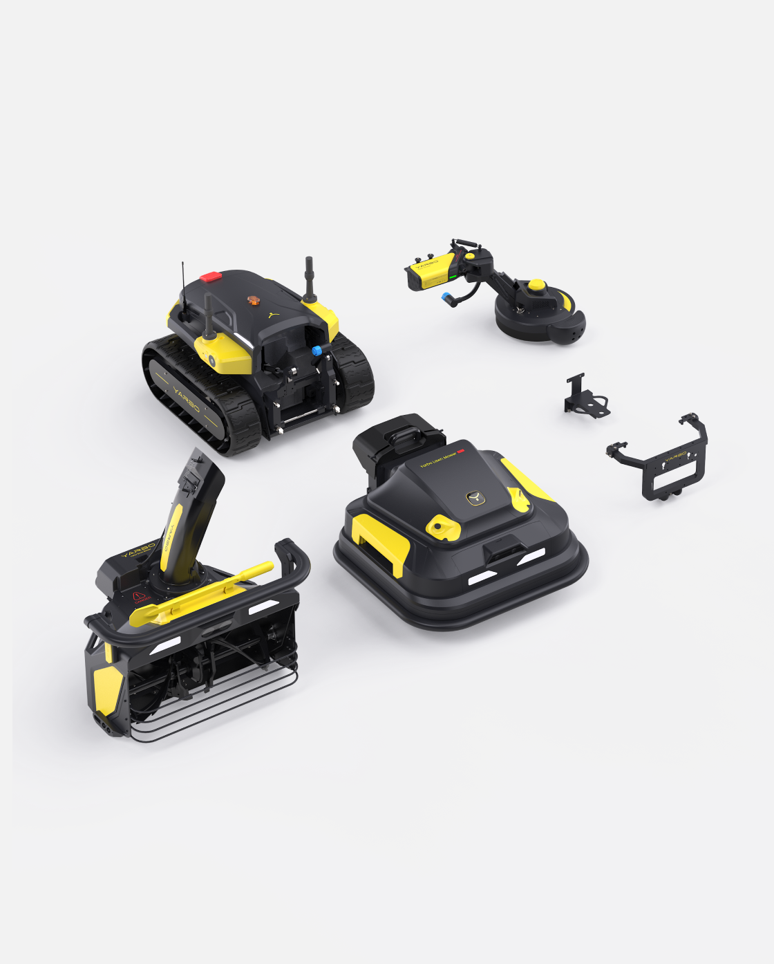 Forfait Yarbo Tondeuse Pro + Souffleuse à neige + Coupe-bordures