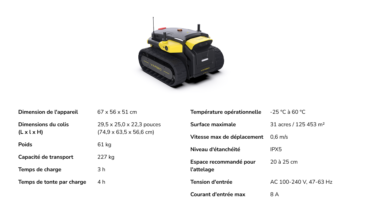 Specifications