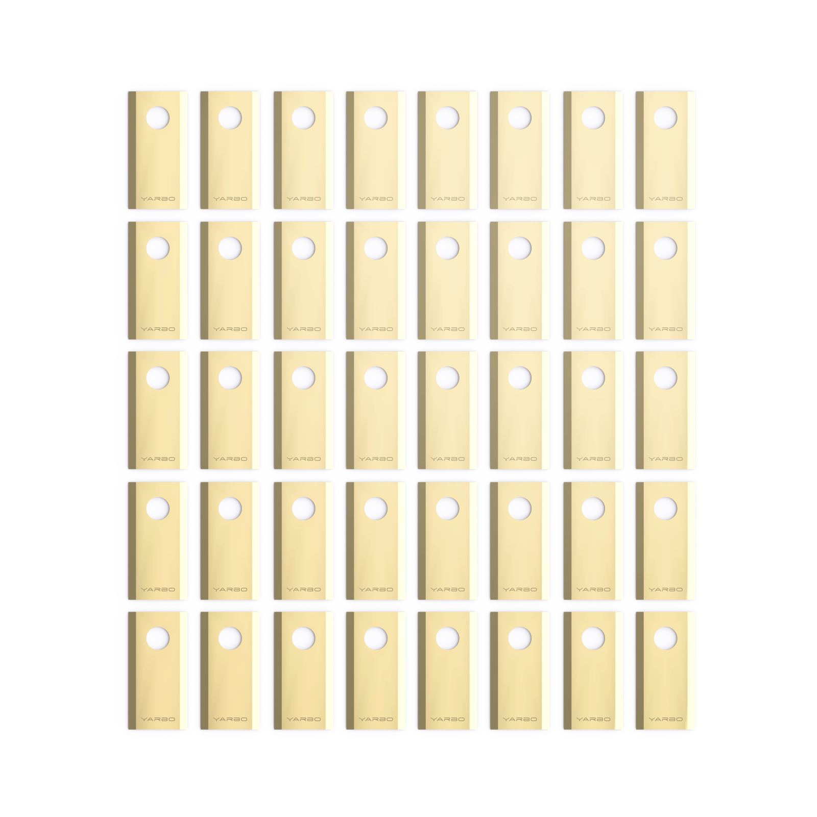 Lames de coupe et boulons (40 pièces)