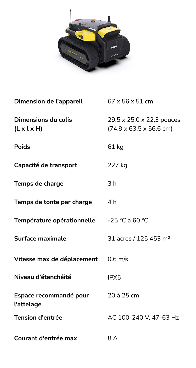 Specifications