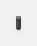 Dark gray cylindrical RTK antenna for data center and rover by Y Series, shown in front view with smooth matte finish.