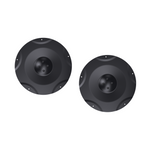 Black cutting discs with central bolt holes and peripheral mounting points, shown in top-down view, for Lawn Mower Pro Module Y Series